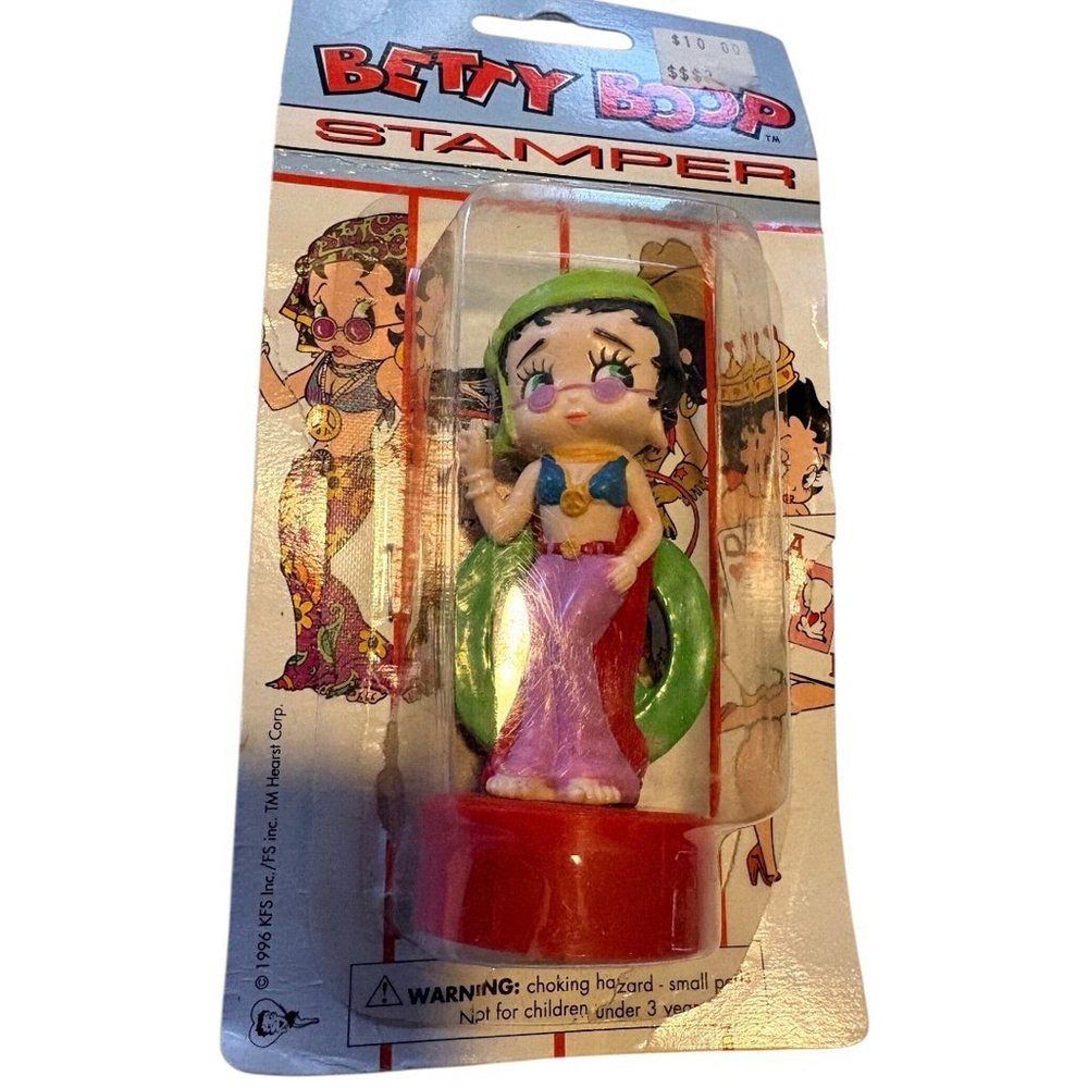 Betty Boop 1996 Hippie Stamper